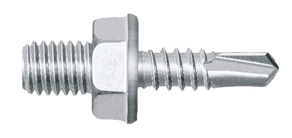 Borrskruv med gängad tapp