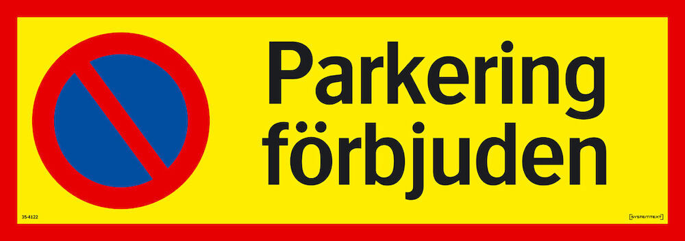 Trafik- och parkeringsskyltar
