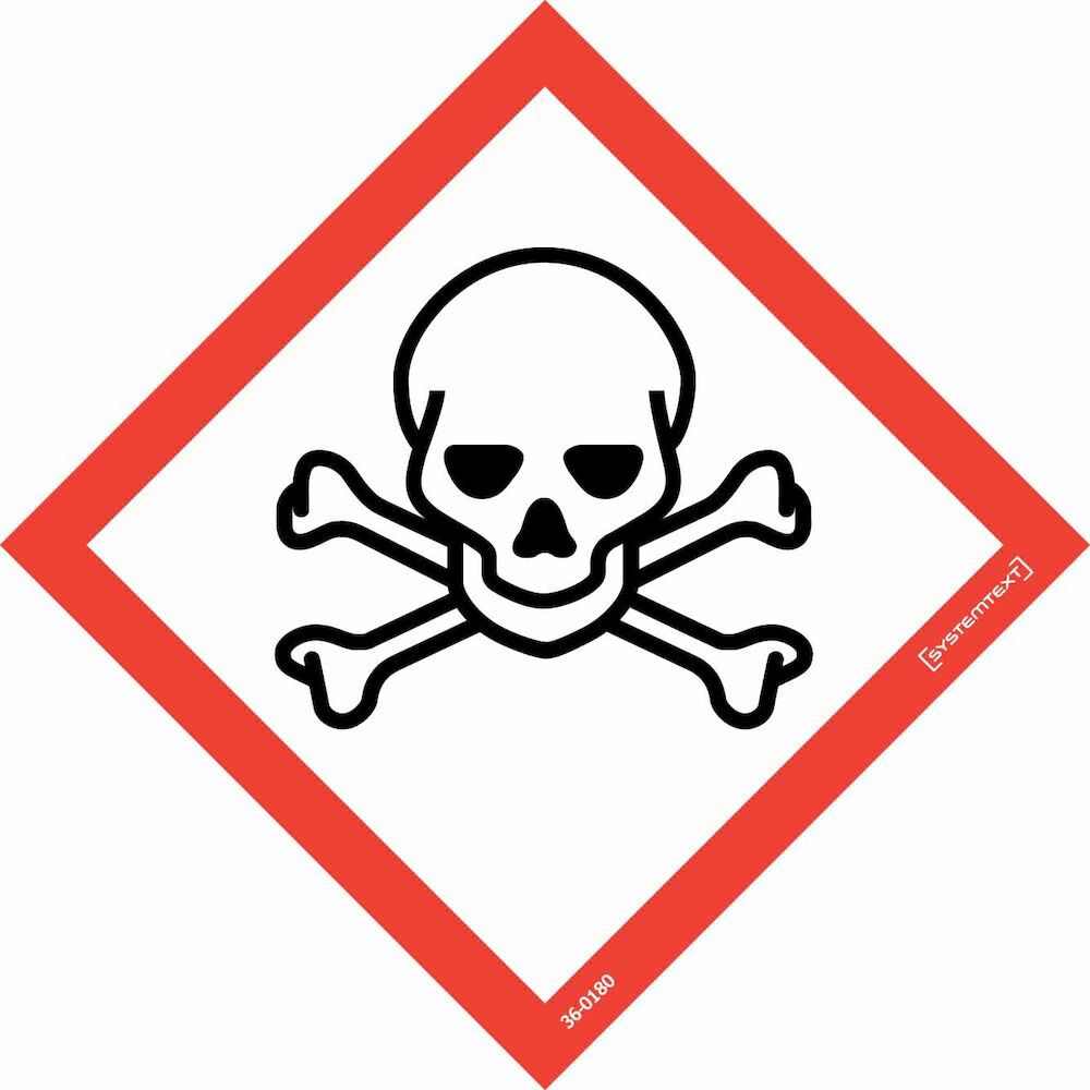 Dekal Faropiktogram Giftigt