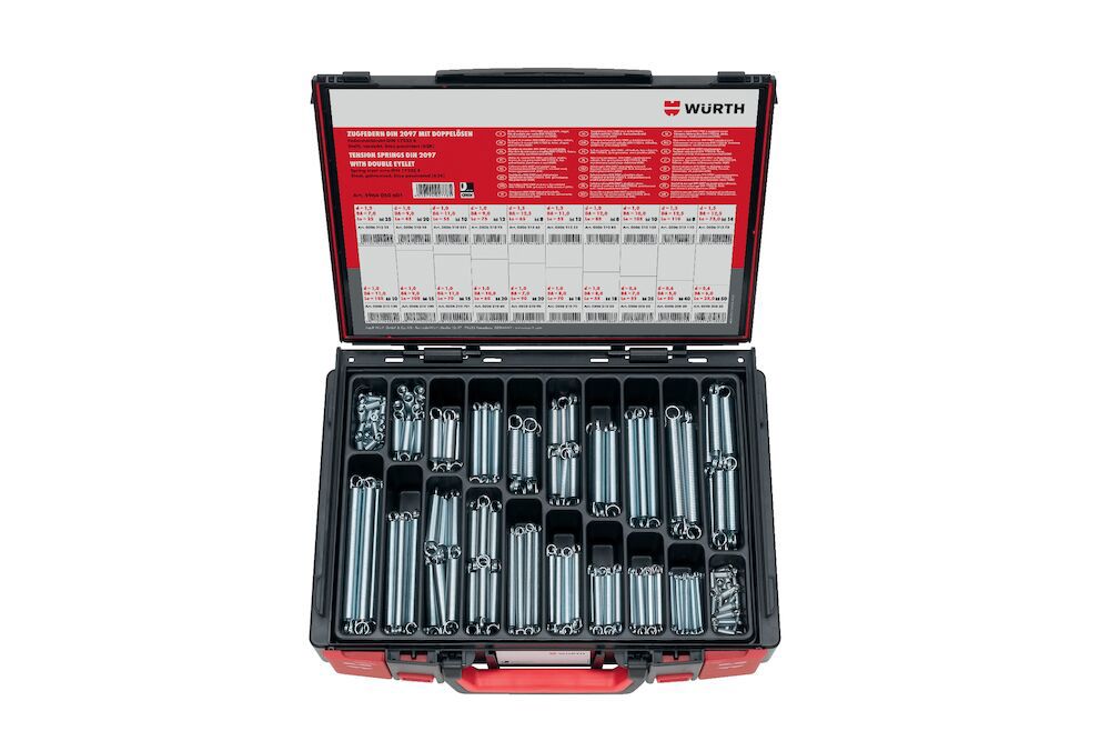 Dragfjäder, sortiment