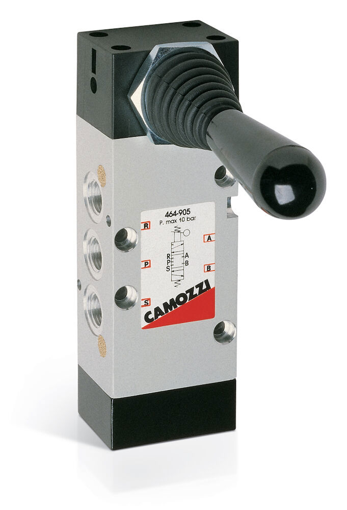 Manuell ventil 5/2-funktion bistabil serie 4